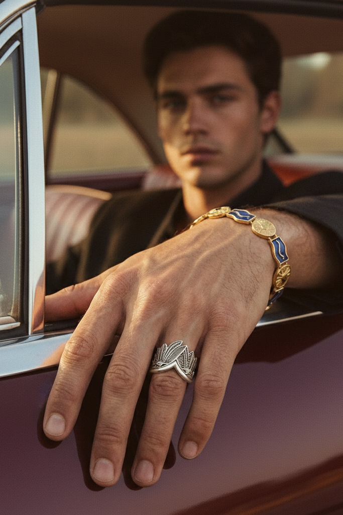 FATIMED RING / golding egyption era